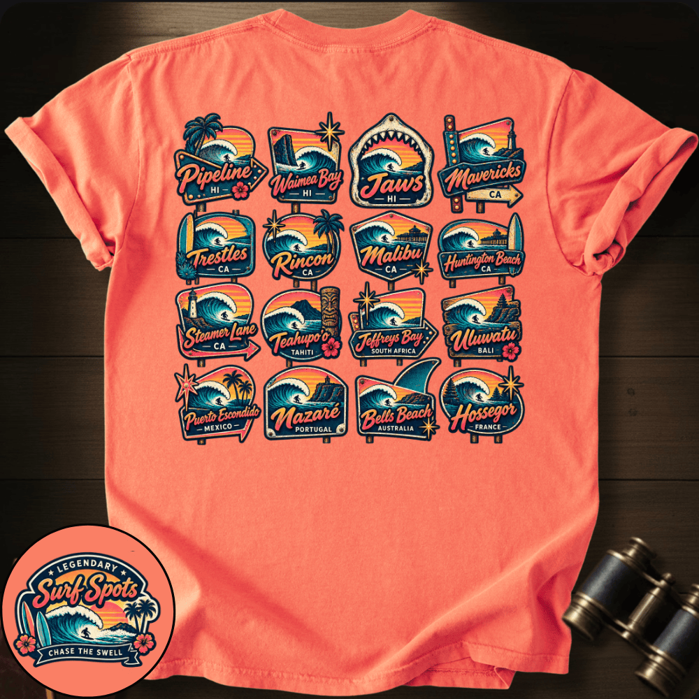 Legendary Surf Spots T-shirt