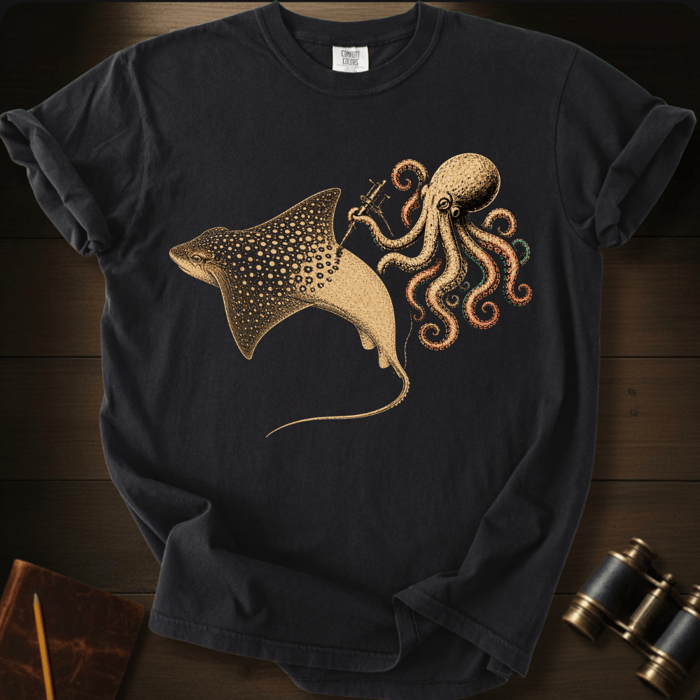 Spotted Eagle Ray Tattoo T-shirt