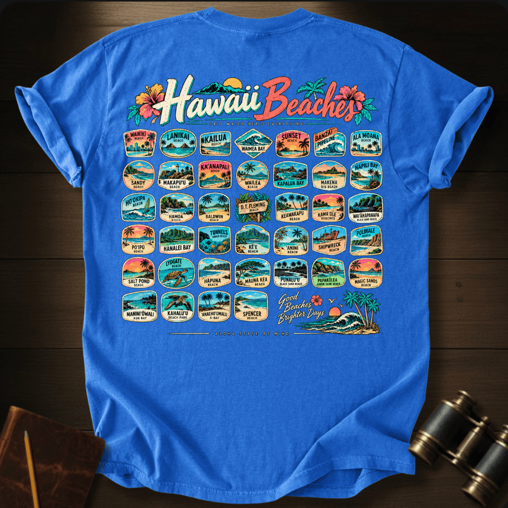 Hawaii Beaches 2 T-shirt