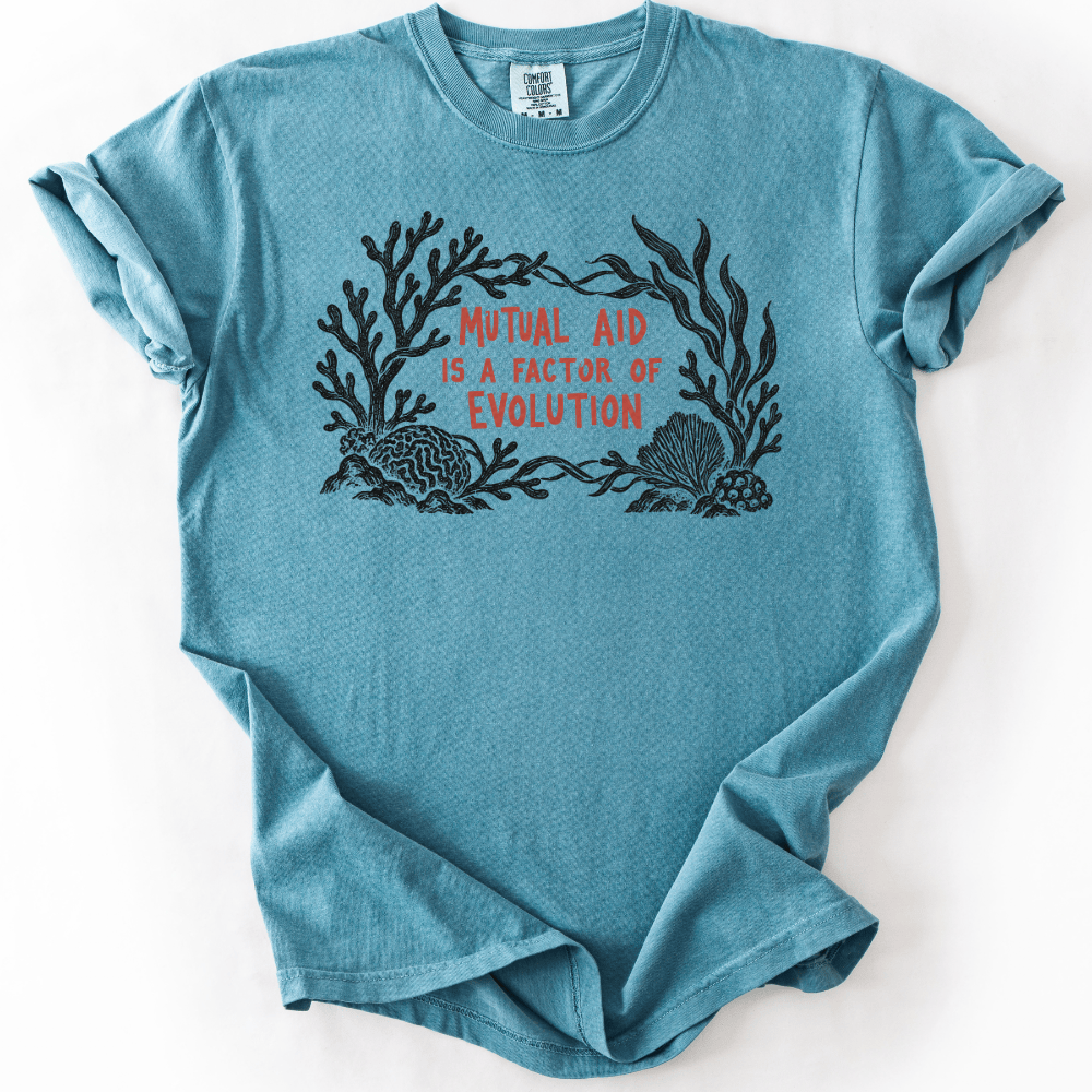 Mutual Aid Is Evolution T-shirt