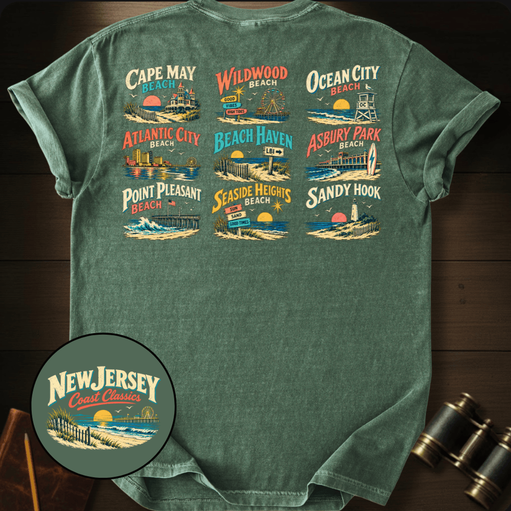 New Jersey Coast Classics T-shirt