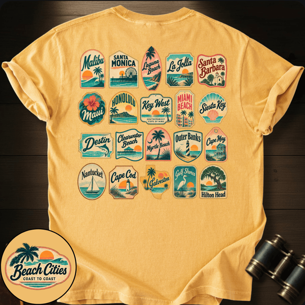 Beach Cities Coast to Coast T-shirt