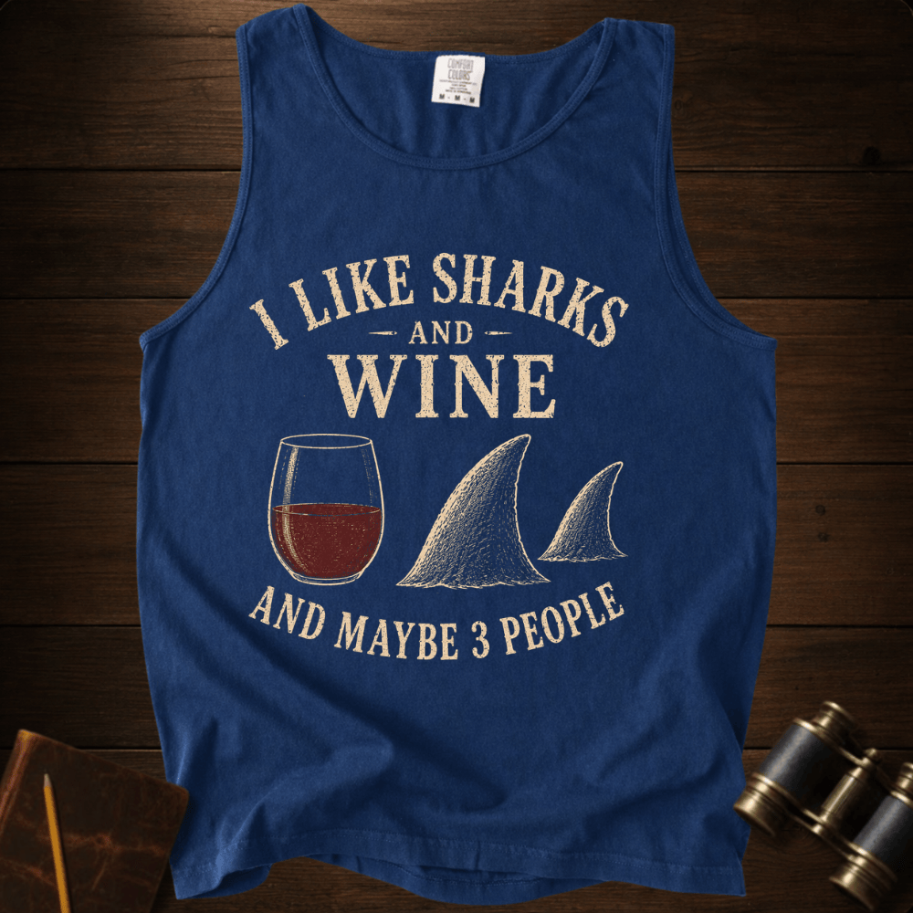 I Like Sharks and Wine Top