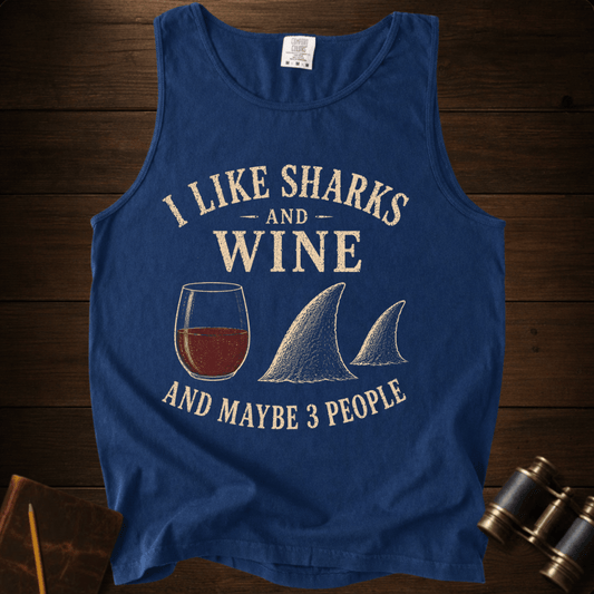 I Like Sharks and Wine Top