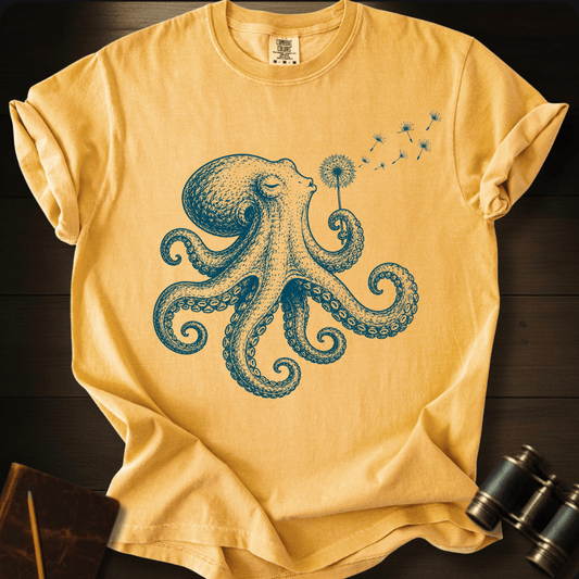 Octopus Blowing Wishes T-shirt