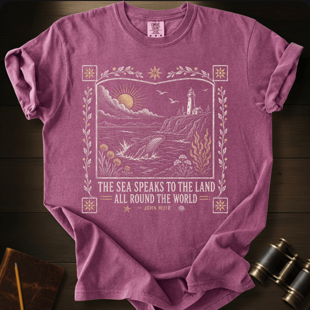 Sea Speaks to the Land T-shirt