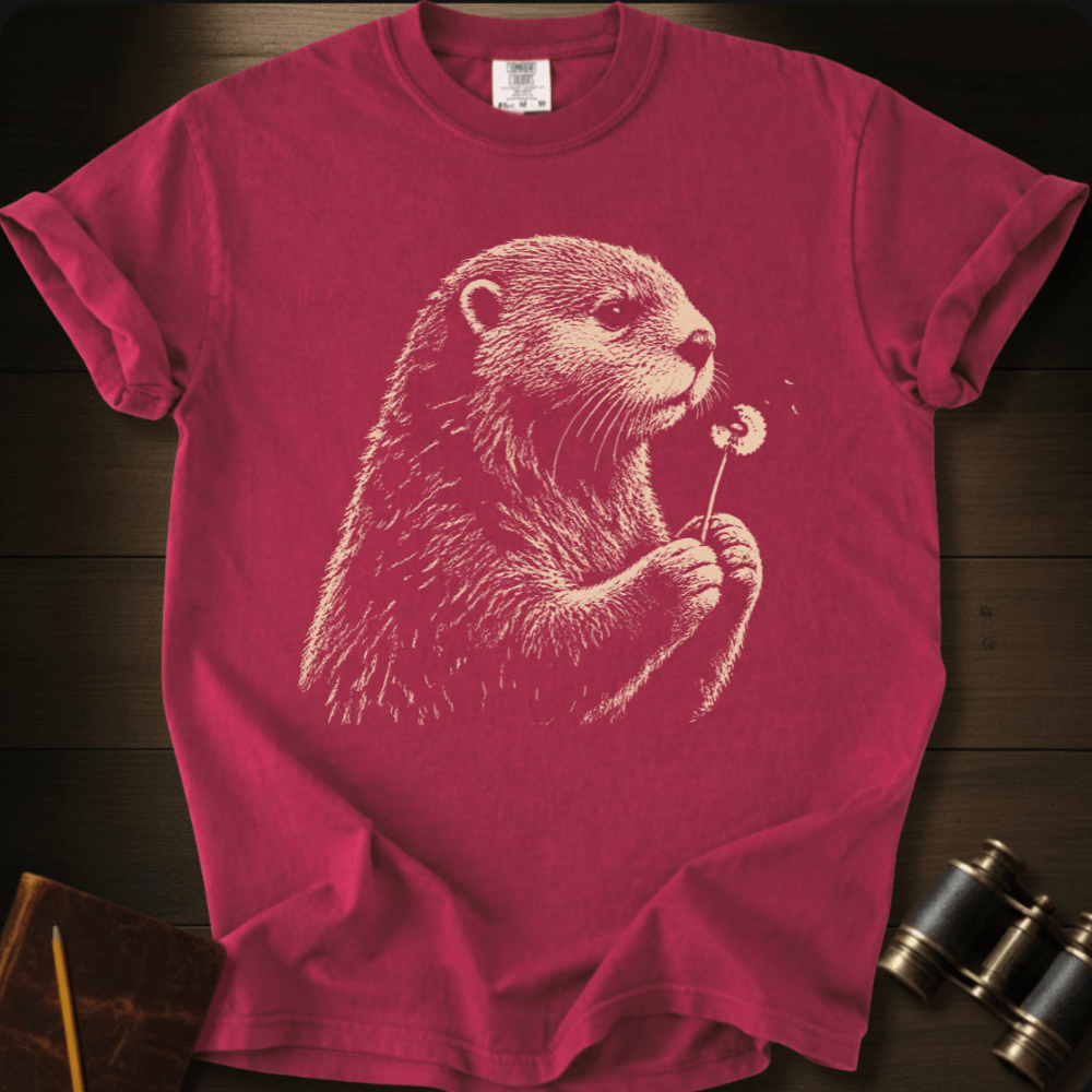 Otter Blowing Wishes - T-shirt