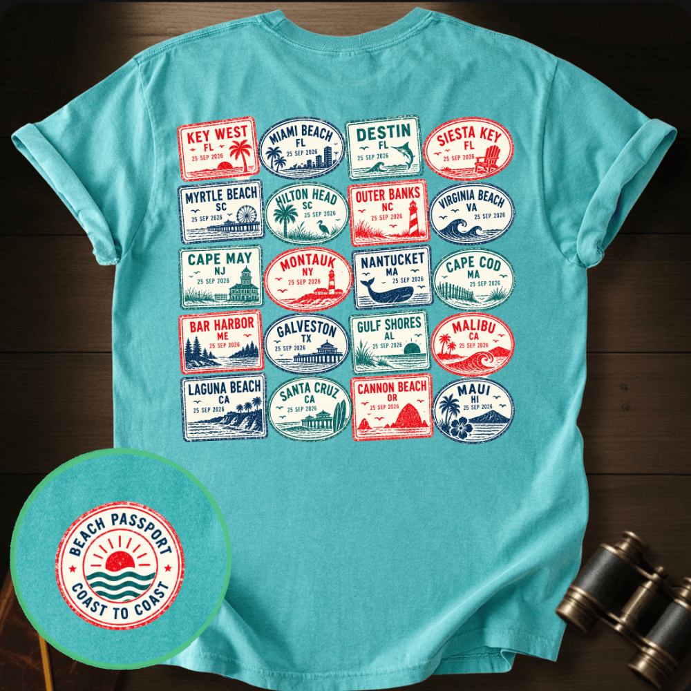 Stamps America´s Beach Cities T-shirt