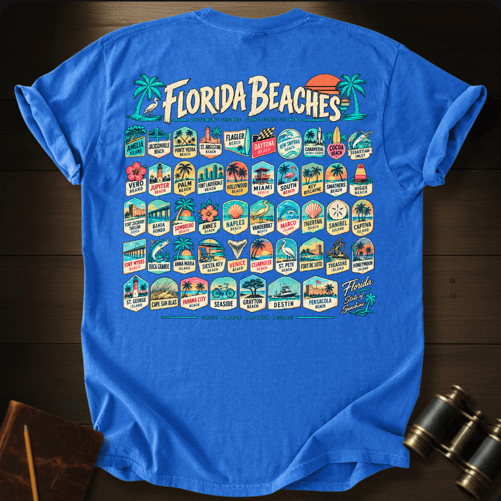 Florida Beaches Happy People T-shirt