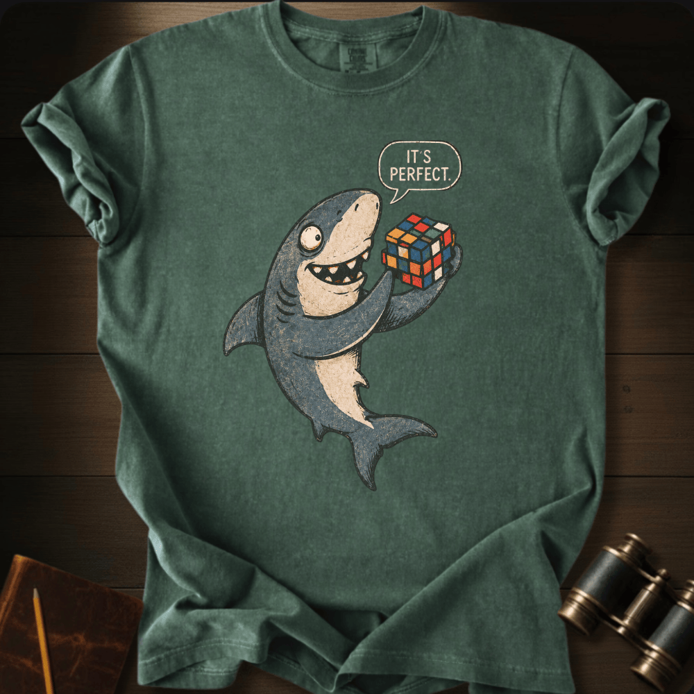 Shark and Rubik´s Cube T-shirt