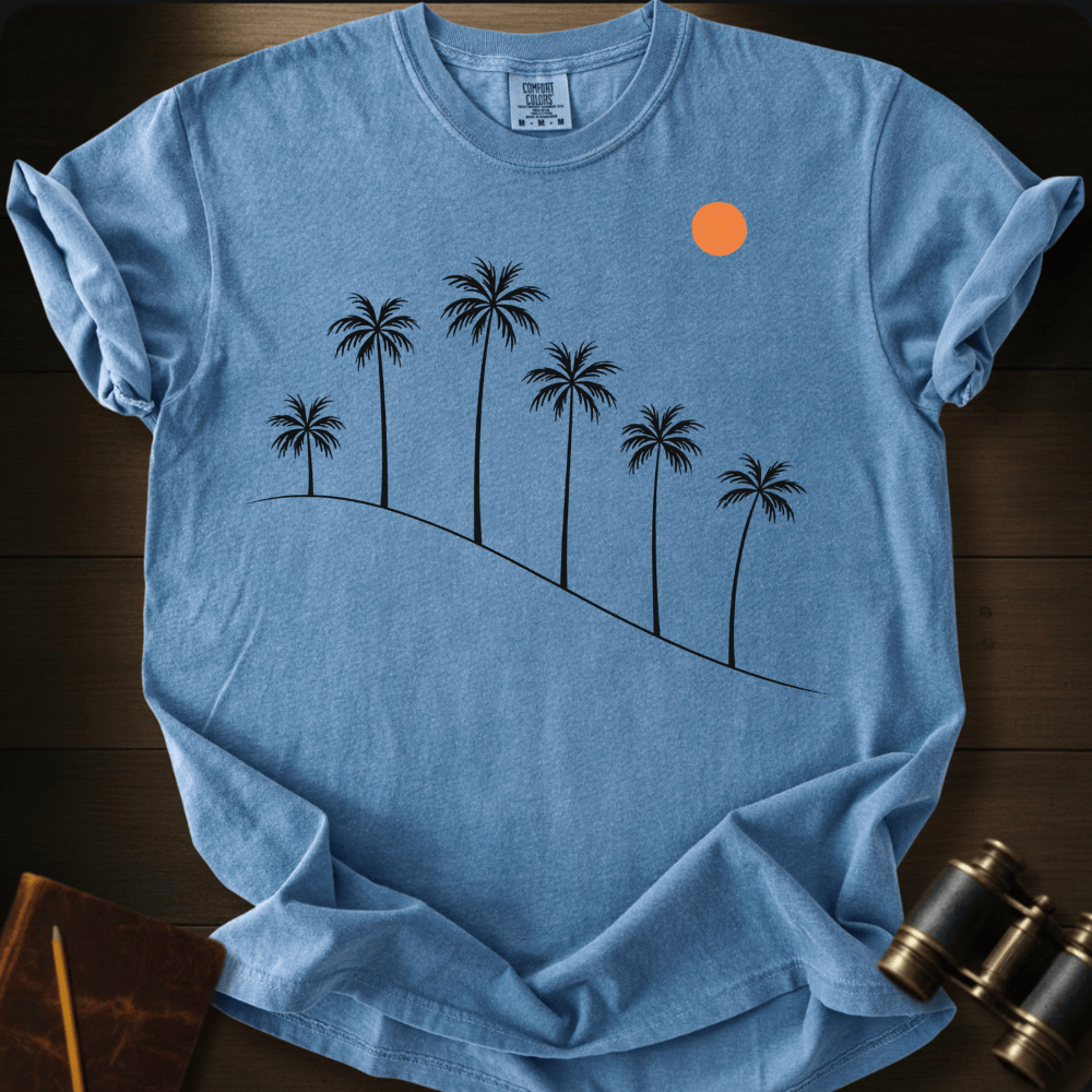 Sunrise Palm Trees T-shirt