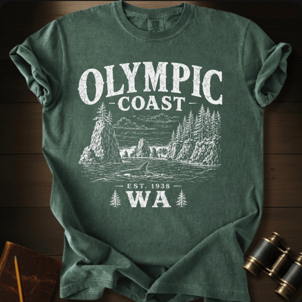 Olympic Coast WA - T-shirt