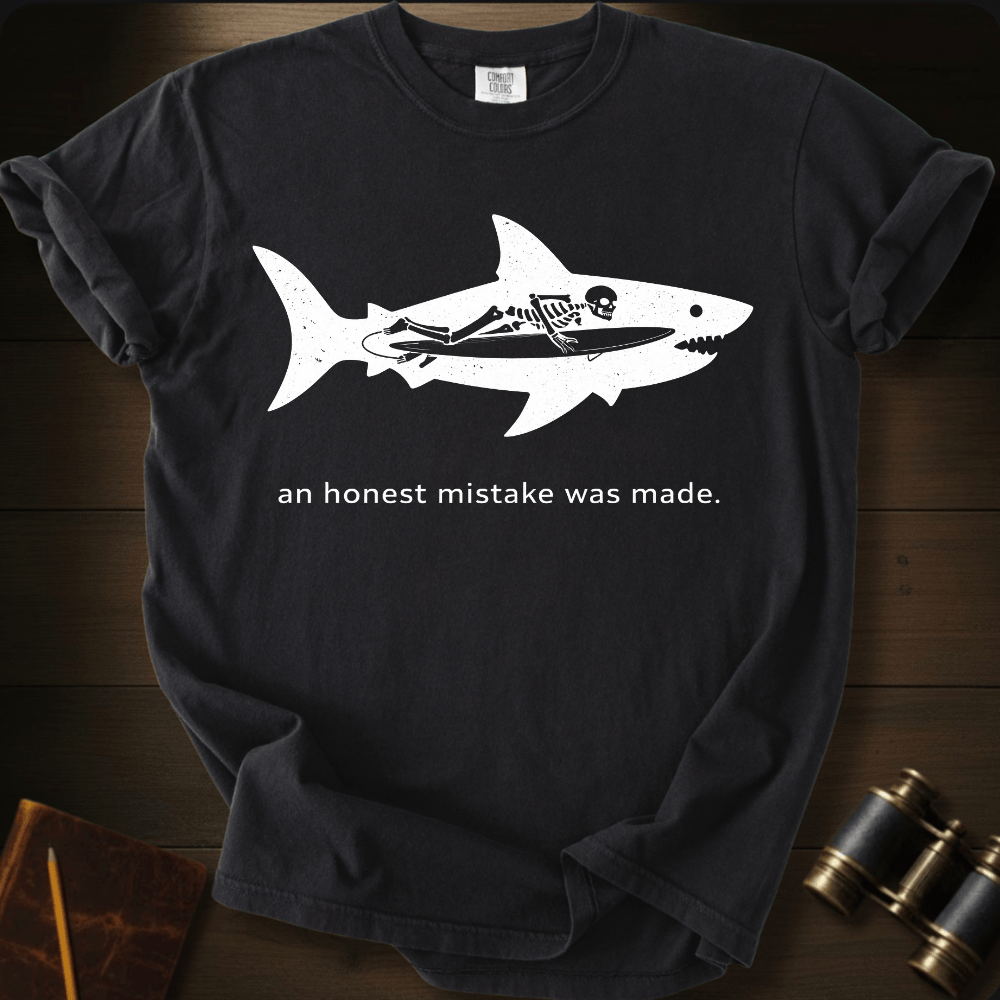 An Honest Mistake Surfing T-shirt