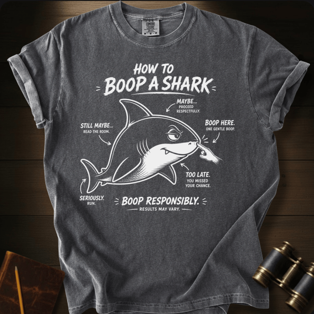 How to Boop a Shark T-shirt
