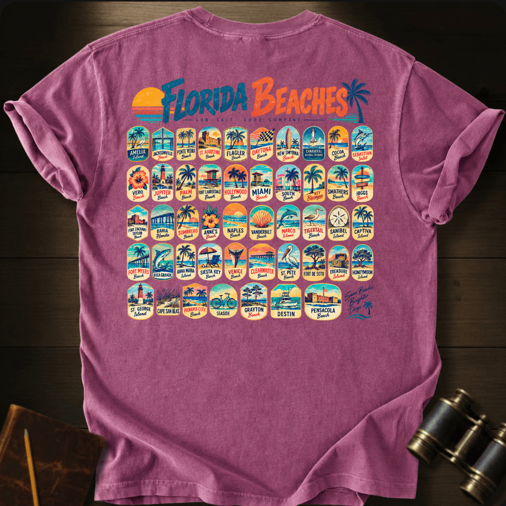 Florida Beaches - Sun, Salt T-shirt