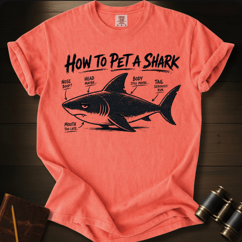 How to Pet a Shark T-shirt