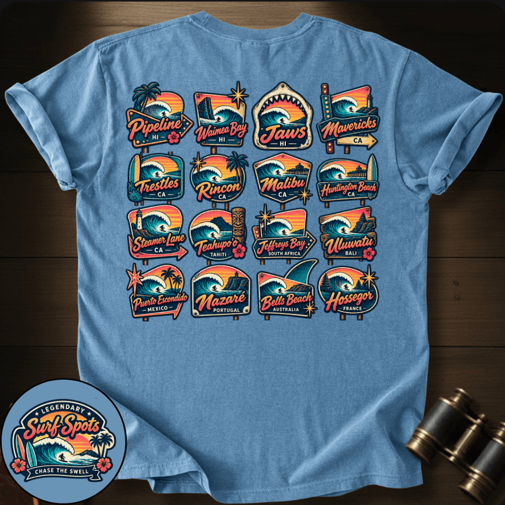 Legendary Surf Spots T-shirt