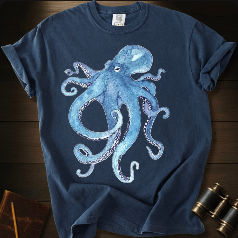 Octopus Acuarel T-shirt