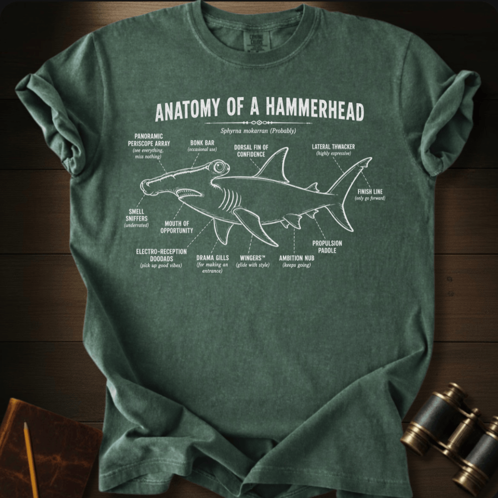 Anatomy of a Hammerhead T-shirt