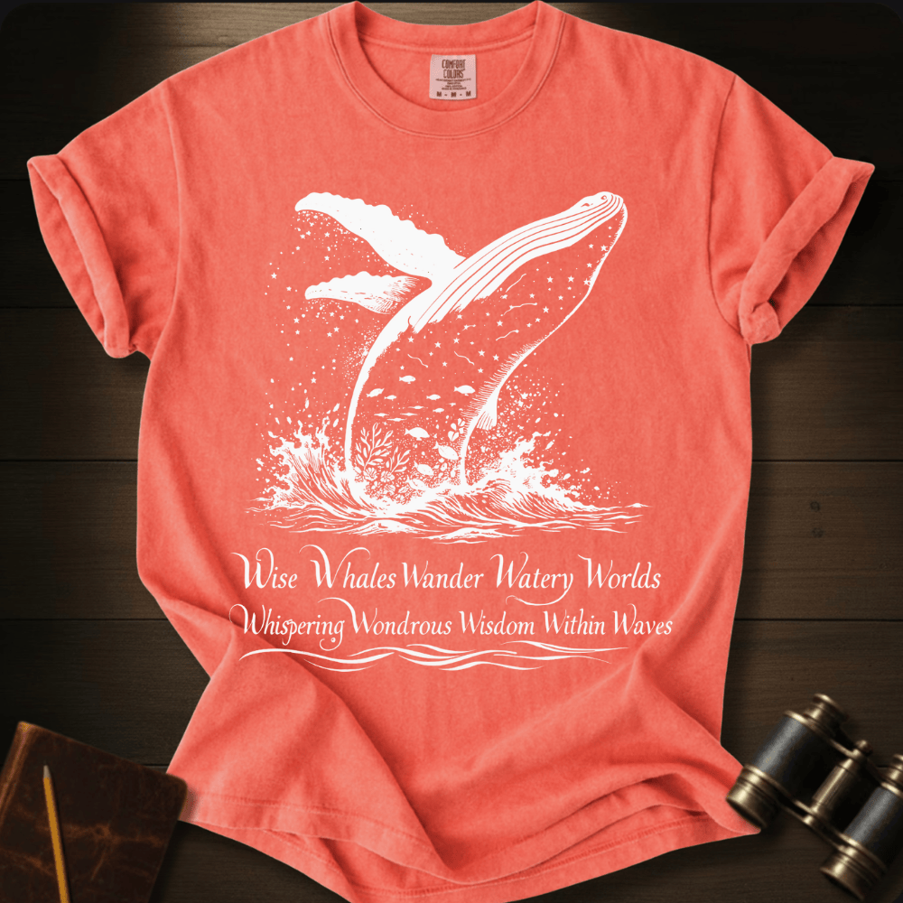 Wise Whales Wander T-shirt