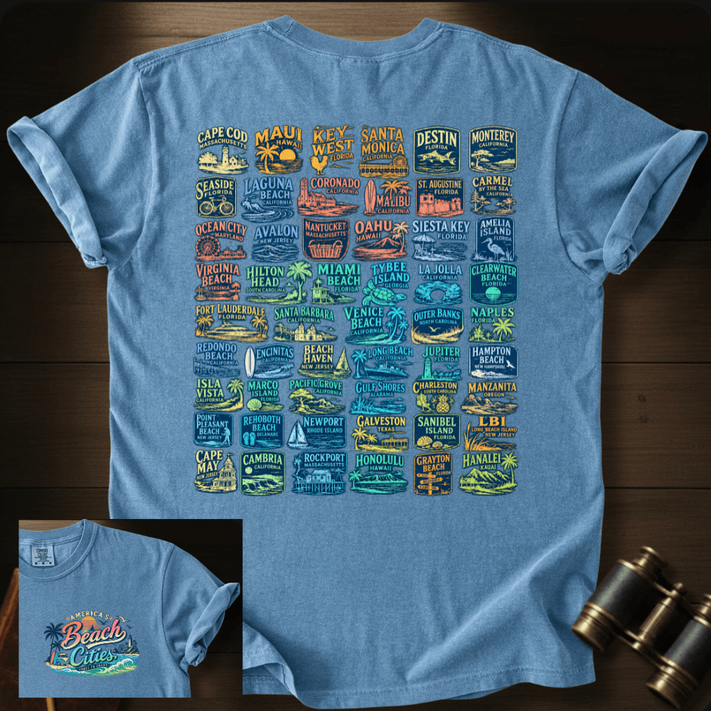 America´s Beach Cities T-shirt