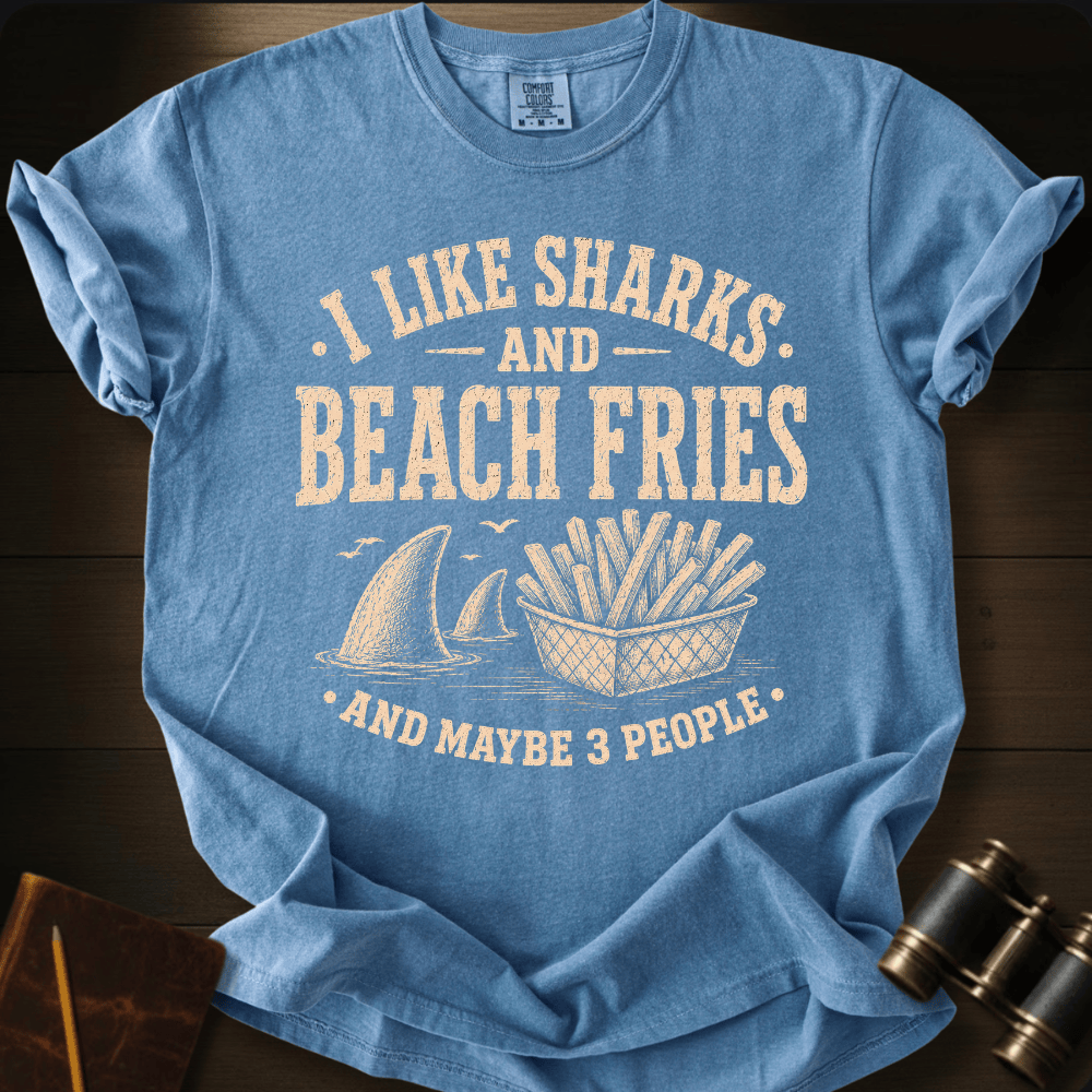 I Like Sharks and Fries T-shirt
