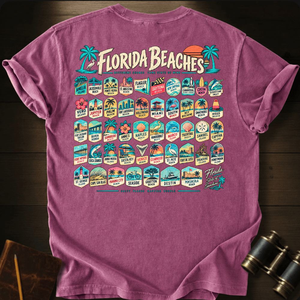 Florida Beaches Happy People T-shirt