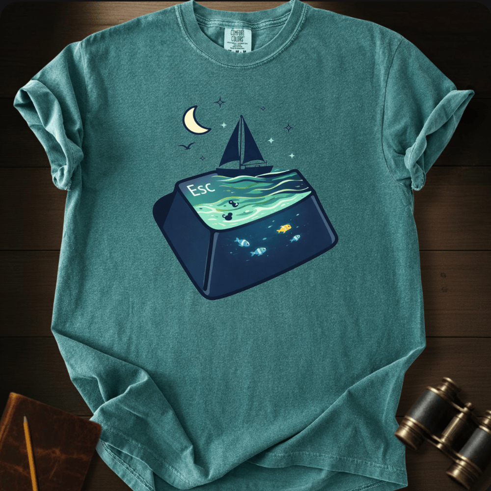 Escape Button T-shirt