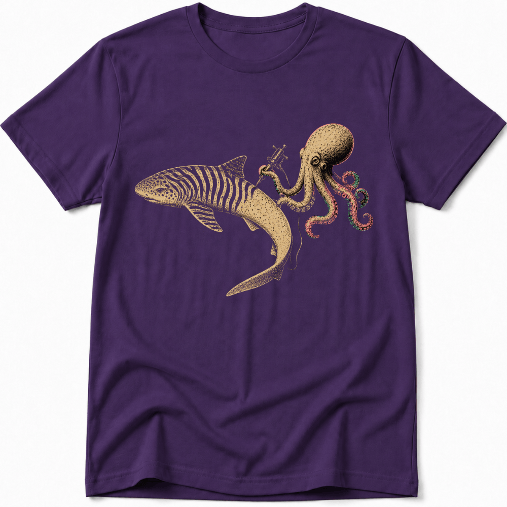 Shark Zebra Tattoo Tee