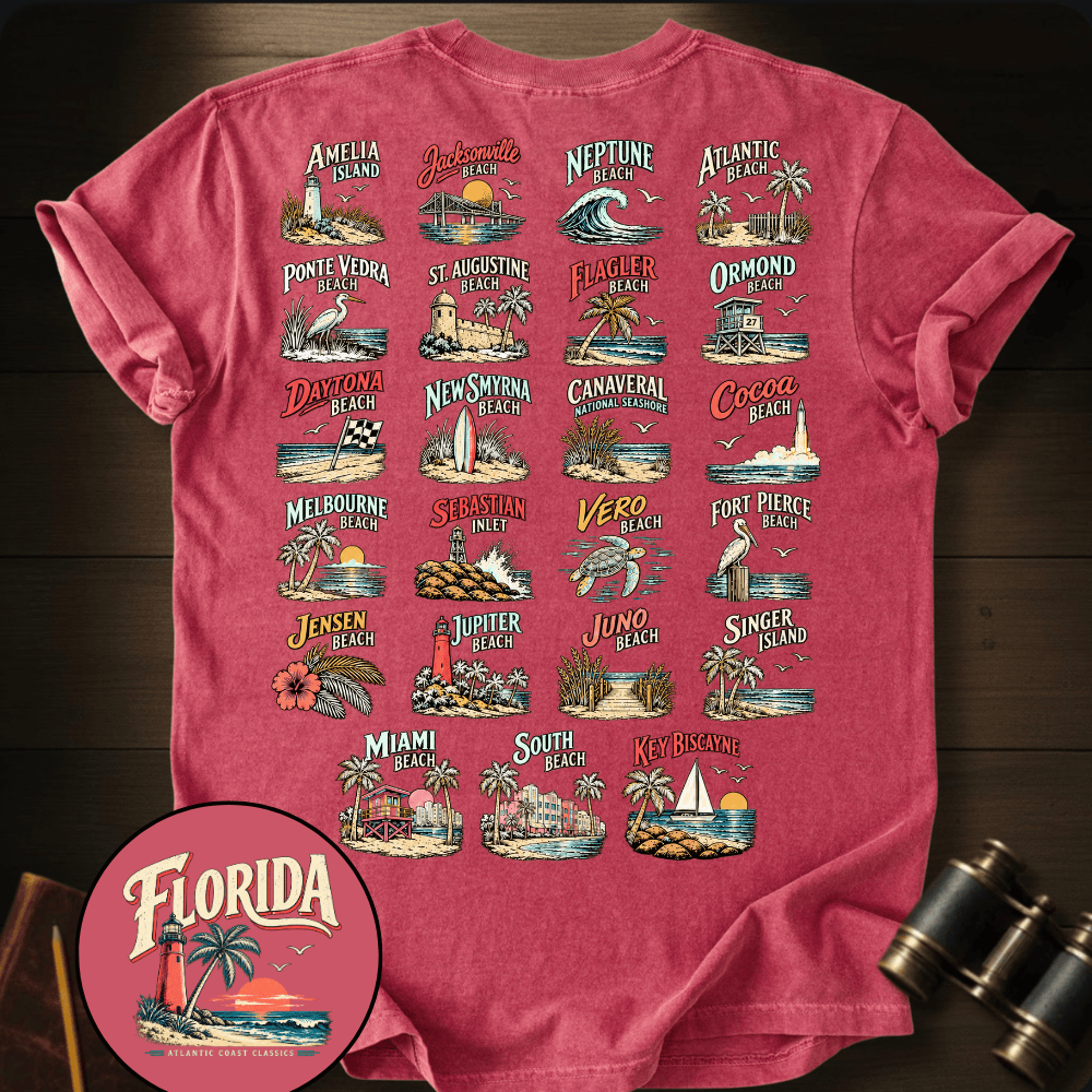 Florida - Atlantic Coast Beaches T-shirt