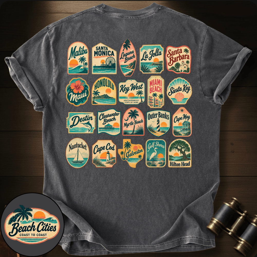 Beach Cities Coast to Coast T-shirt