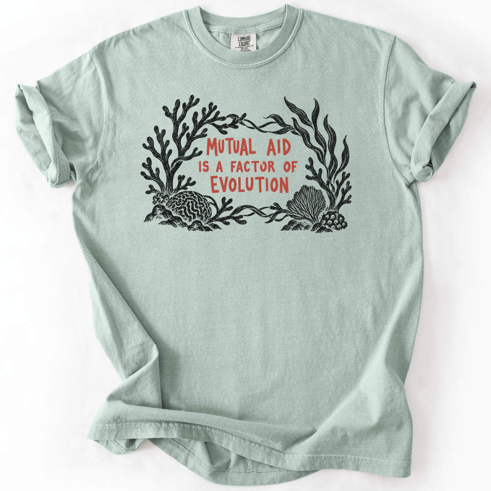 Mutual Aid Is Evolution T-shirt