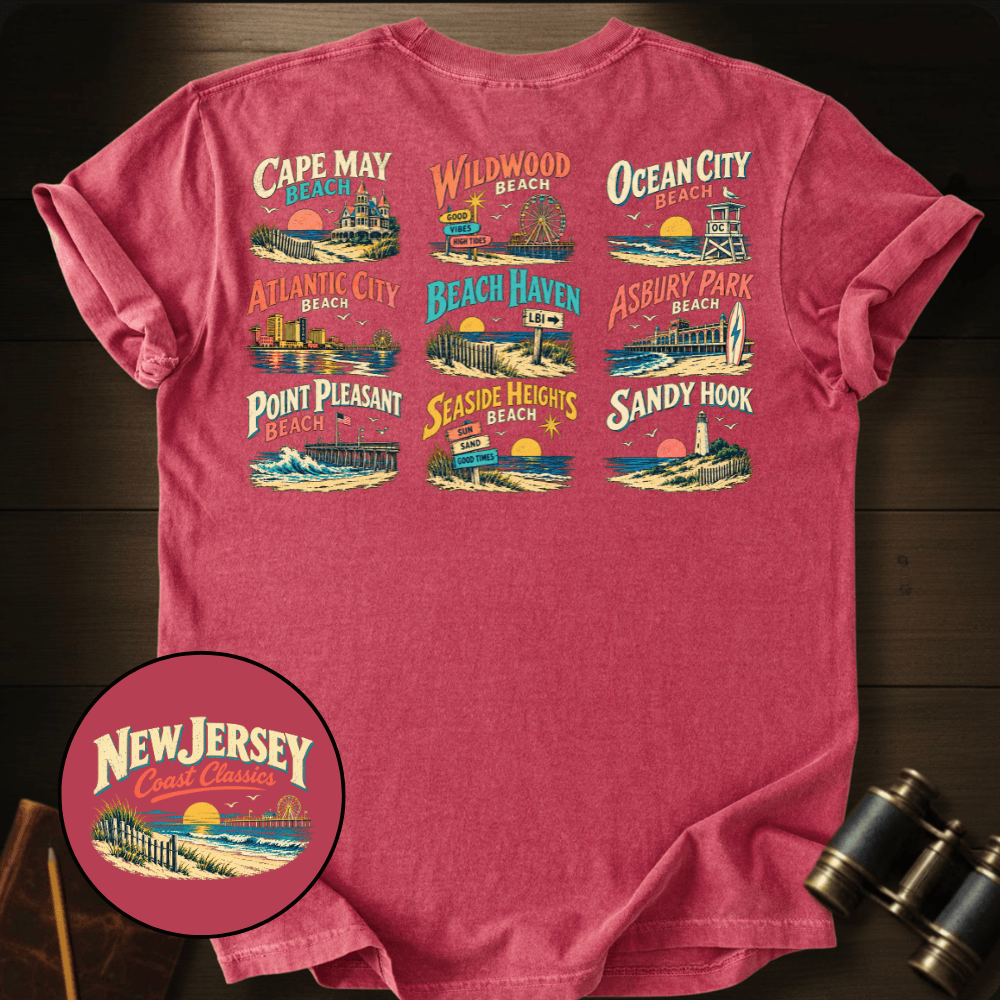 New Jersey Coast Classics T-shirt