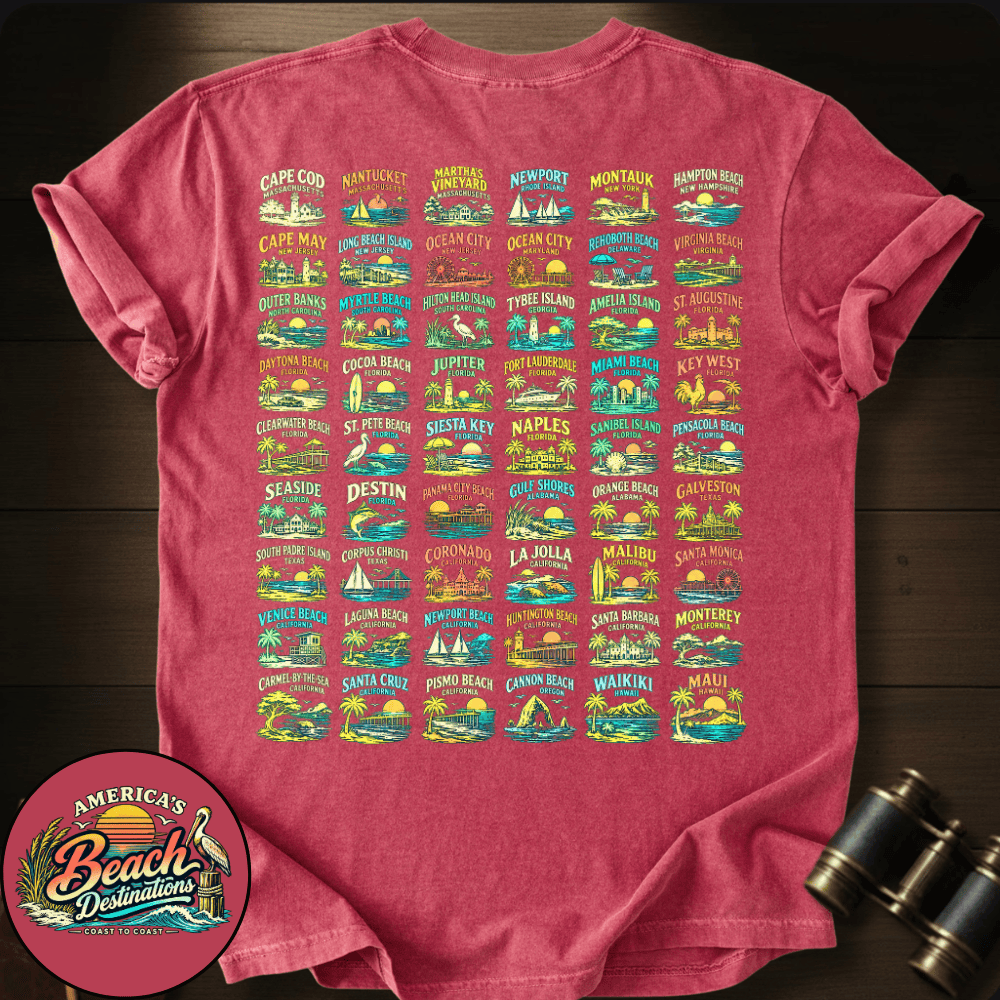 America´s Beach Destinations T-shirt