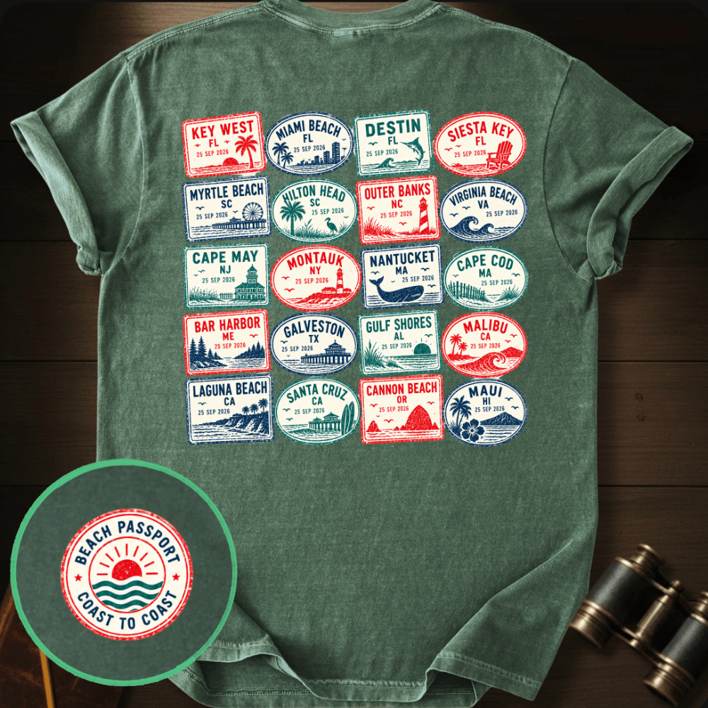Stamps America´s Beach Cities T-shirt