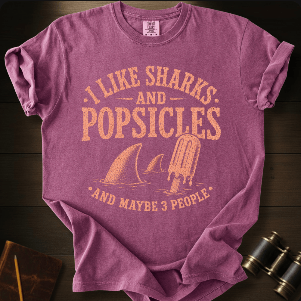 I Like Sharks and Popsicles T-shirt
