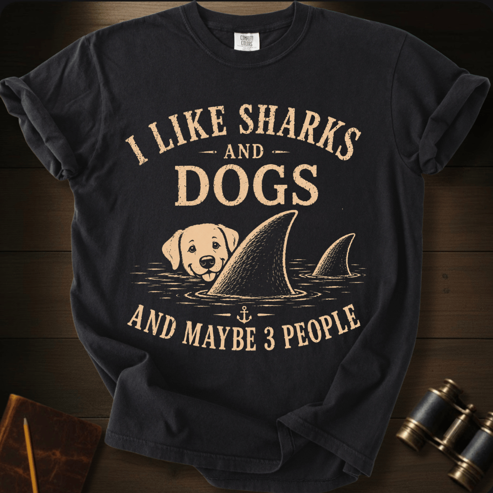 I Like Sharks and Dogs T-shirt