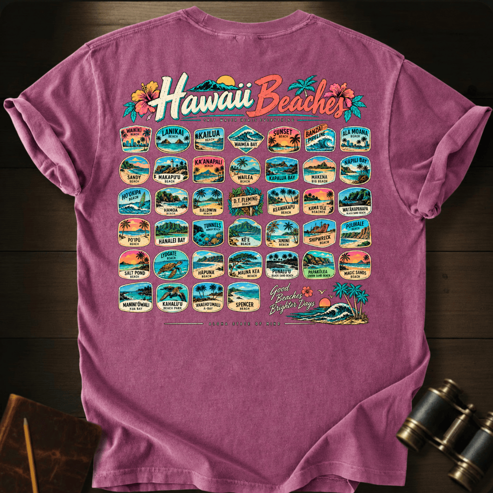 Hawaii Beaches 2 T-shirt