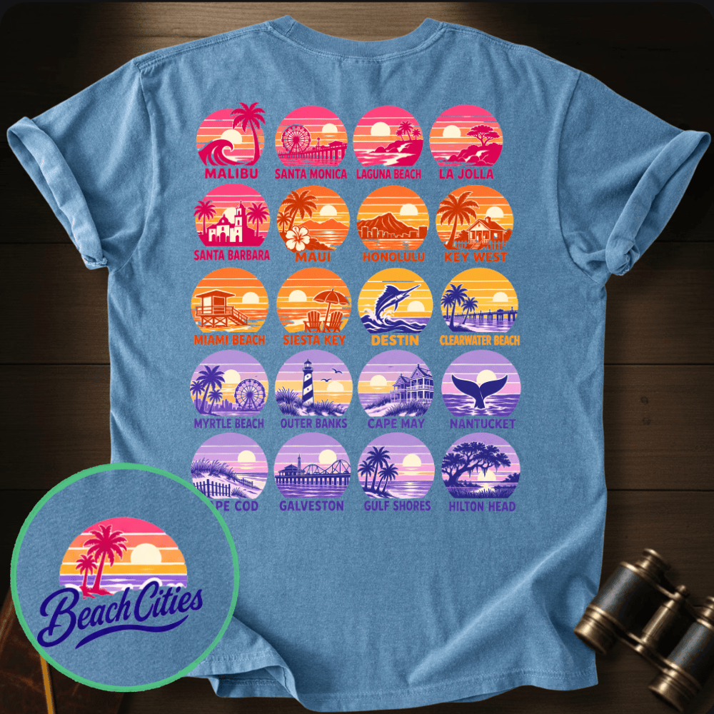 Beach Cities of America T-shirt