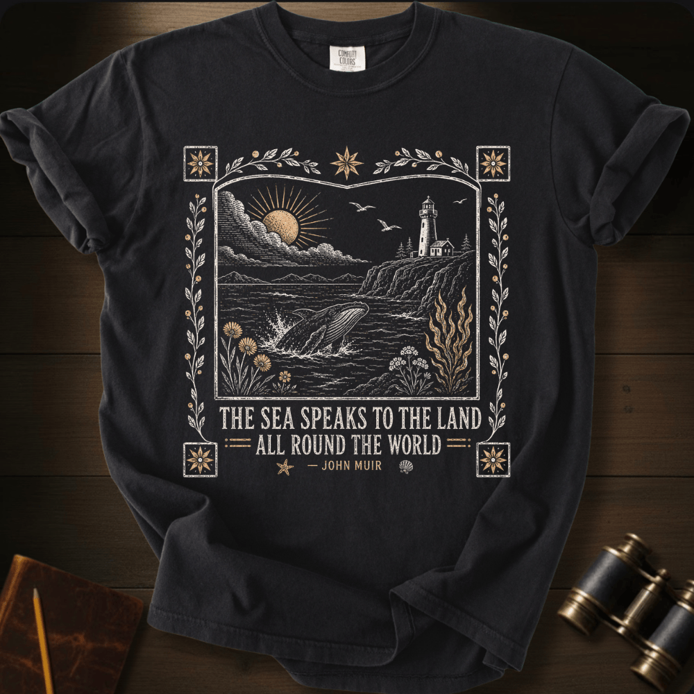 Sea Speaks to the Land T-shirt