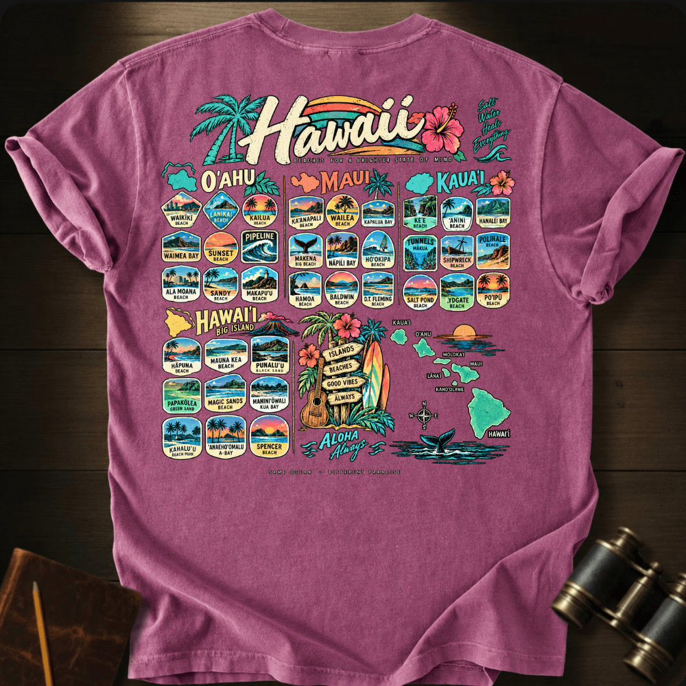Hawaii Beaches T-shirt