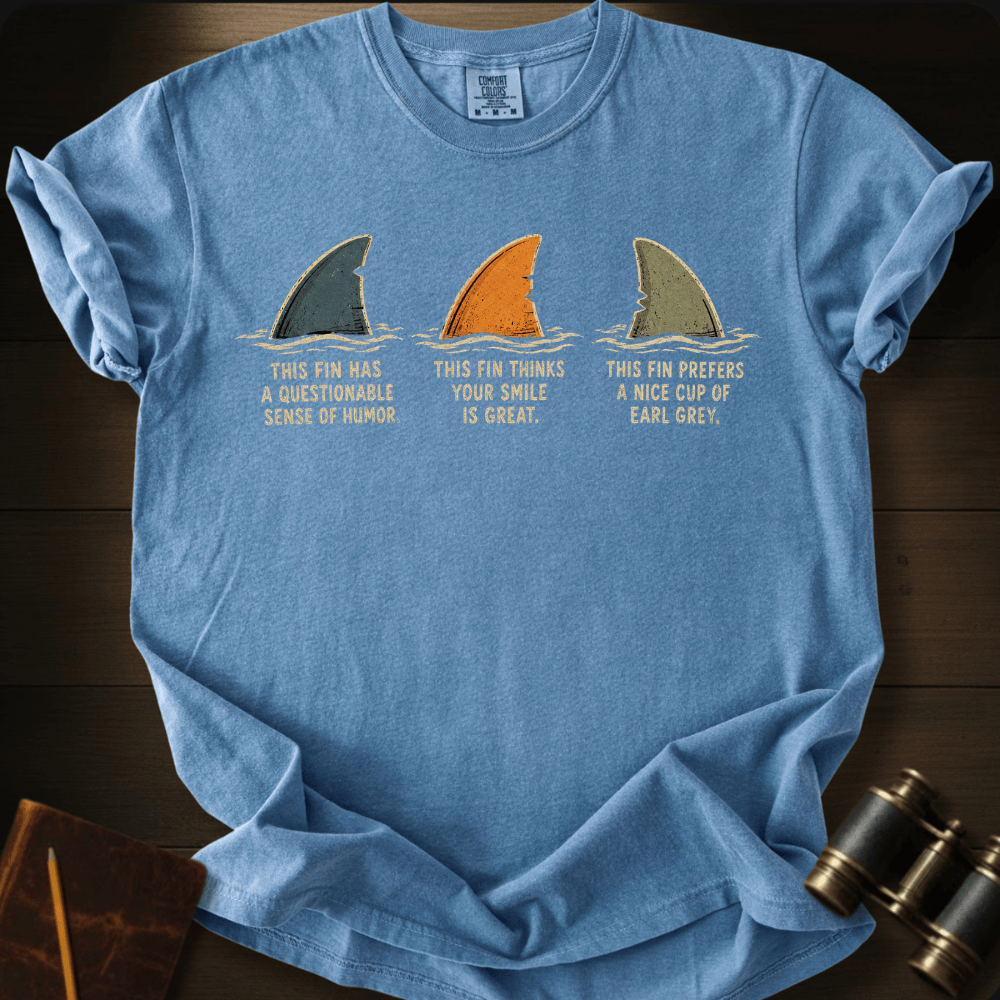 The 3 Fins of Wisdom T-shirt
