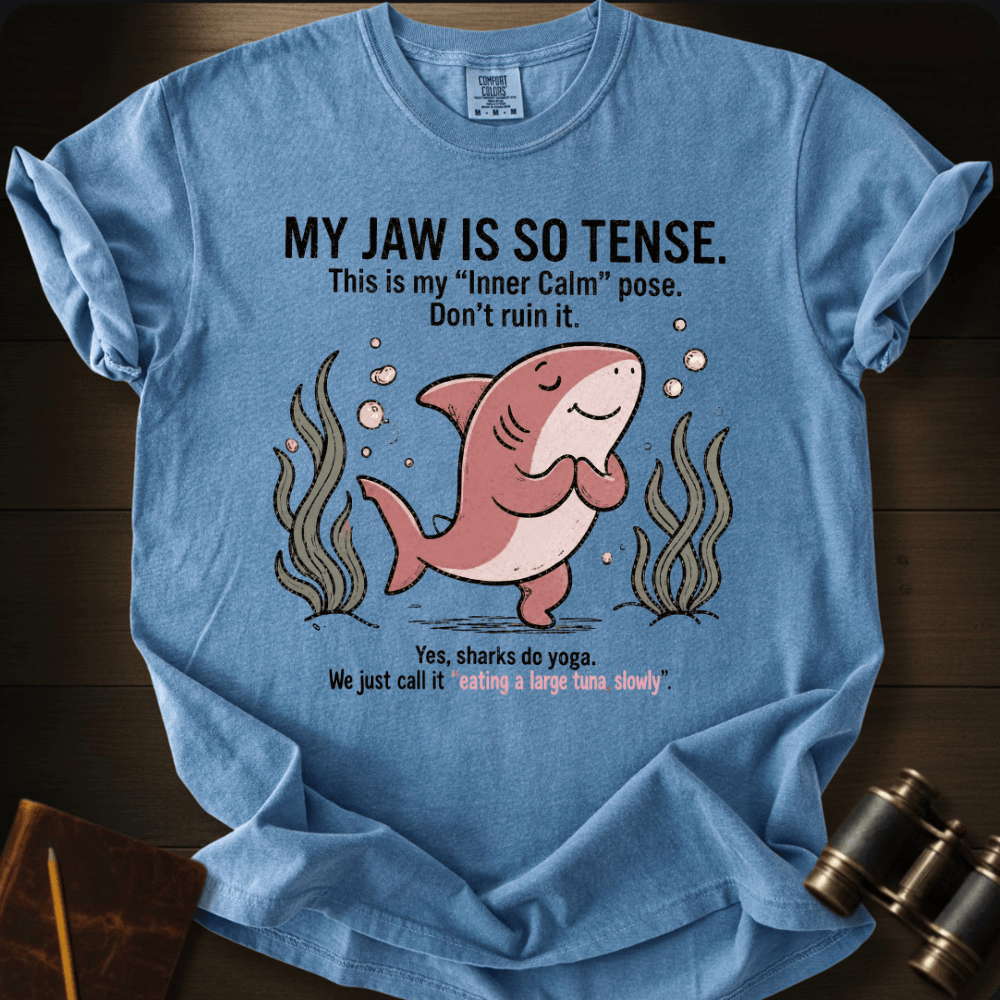 Sharks Do Yoga T-shirt