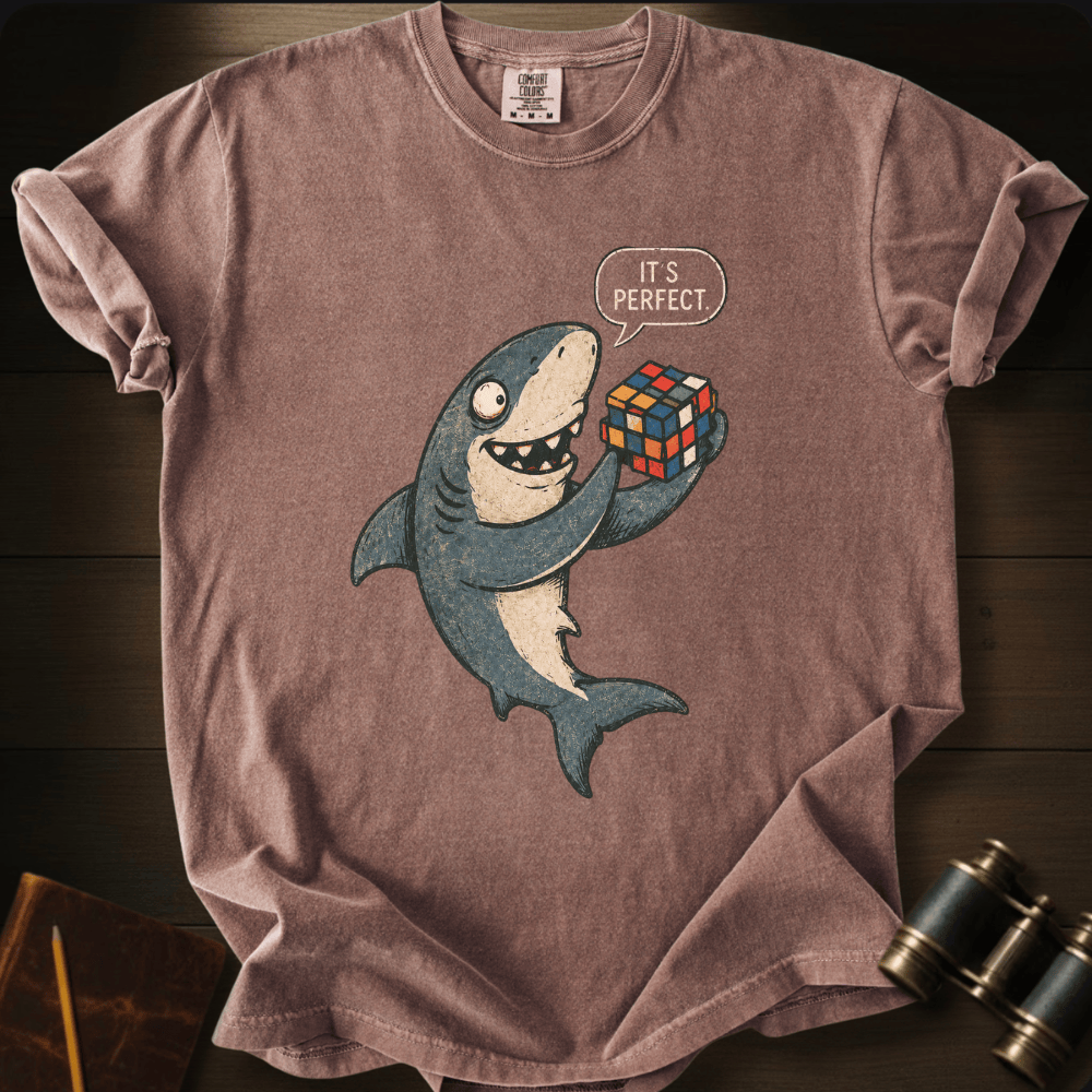 Shark and Rubik´s Cube T-shirt