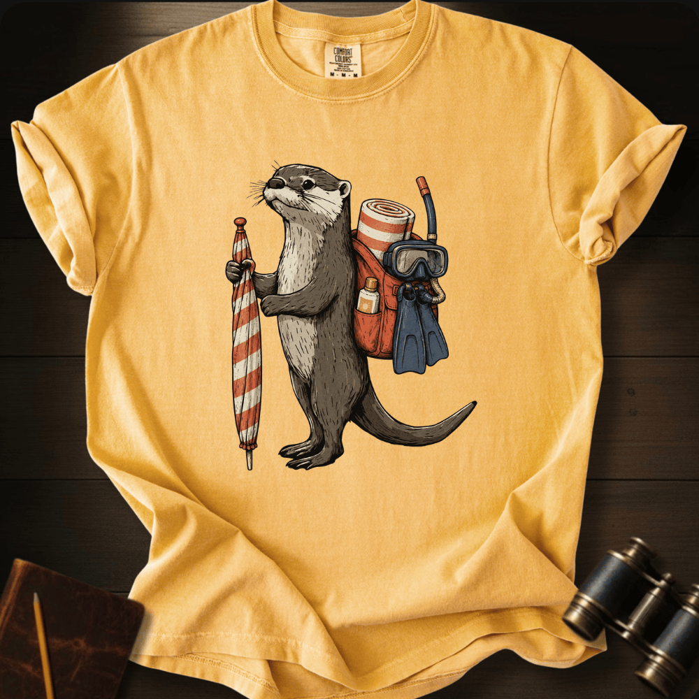Otter Beach Time - T-shirt