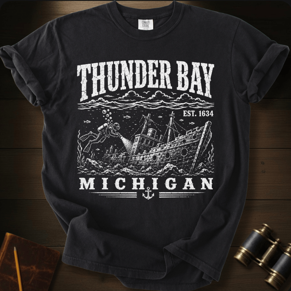 Thunder Bay Michigan - T-shirt