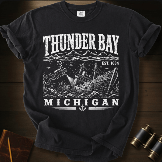 Thunder Bay Michigan - T-shirt