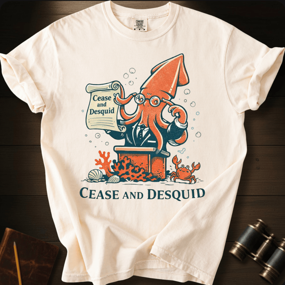 Cease and Desquid T-shirt