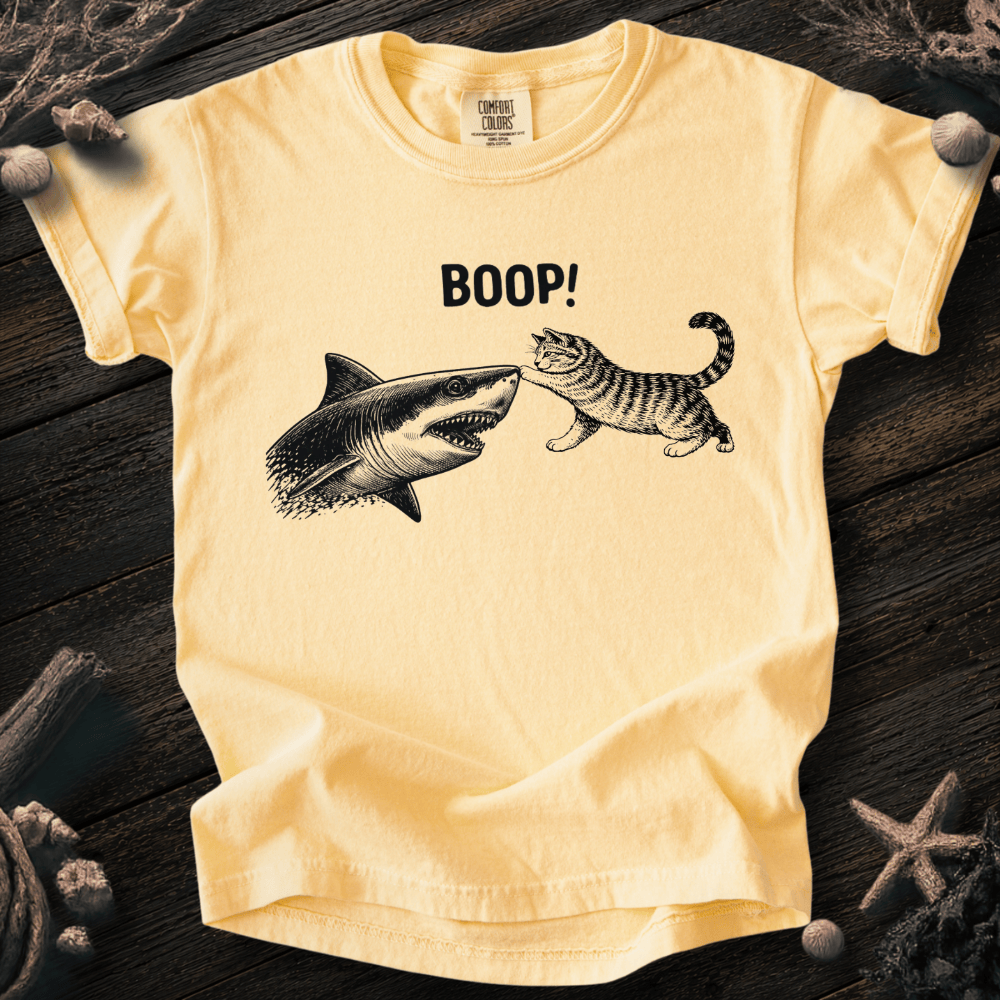 Cat Boops the Shark  Youth Tee