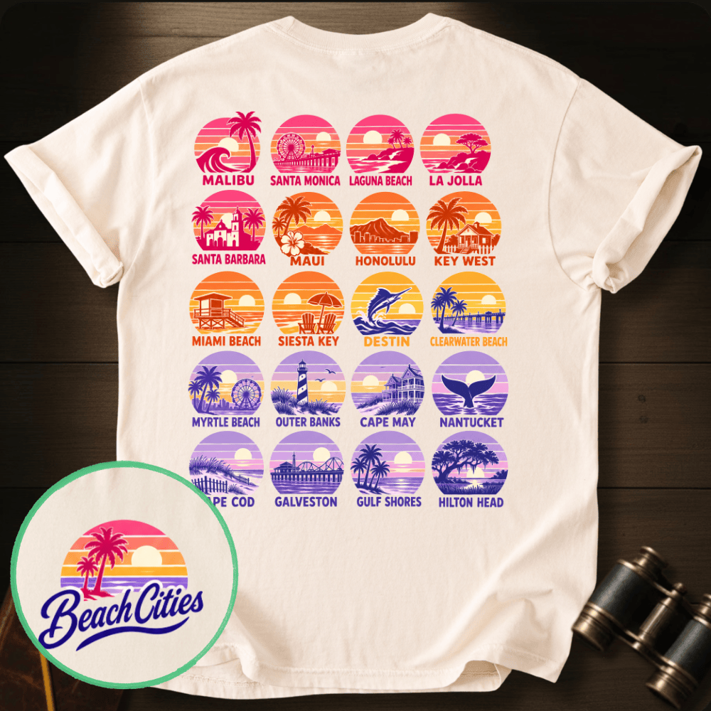 Beach Cities of America T-shirt